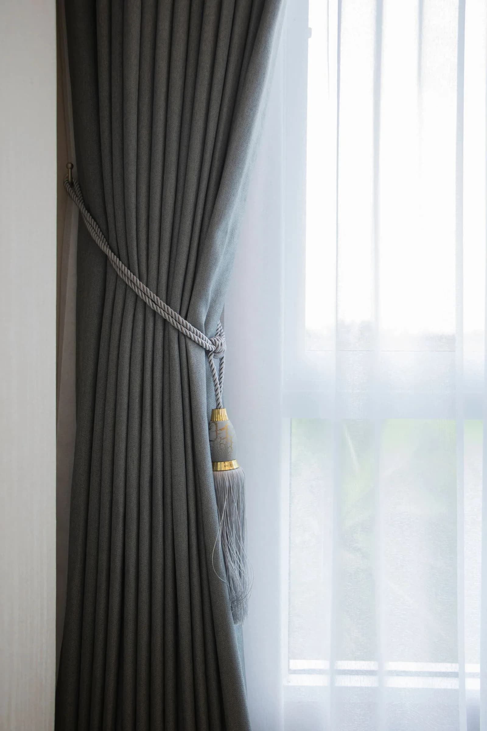SA Home Fabrics Solid Curtain