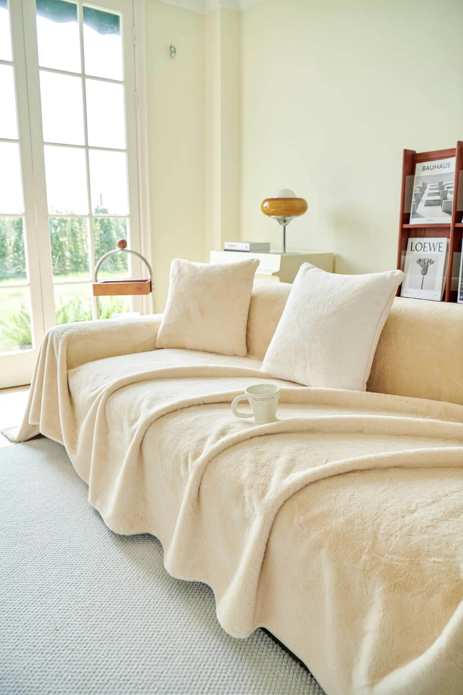 M&F Studio Luna Curved Bench
